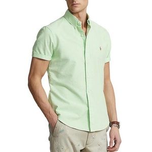 Men’s Ralph Lauren Classic-Fit Oxford Short-Sleeve Woven Shirt
